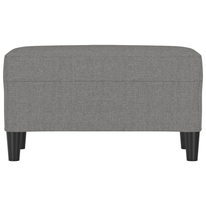 Panca Grigio Scuro 70x35x41 cm in Tessuto