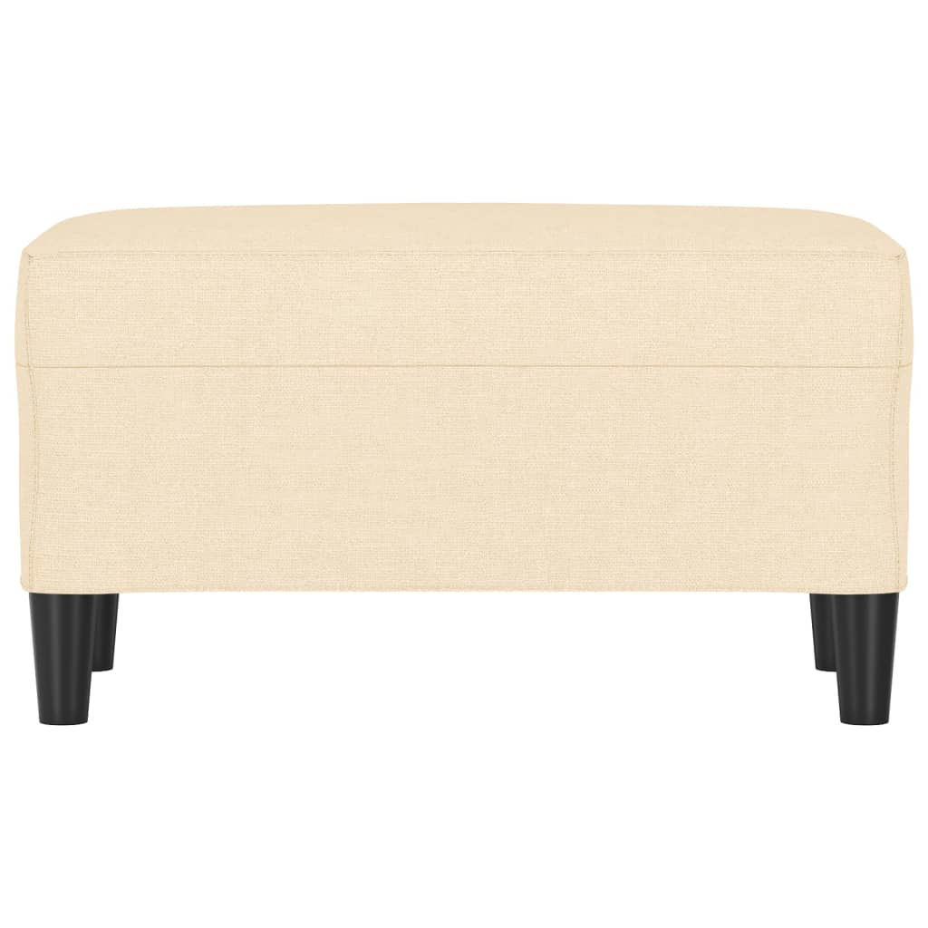 Panca crema 70x35x41 cm in Tessuto