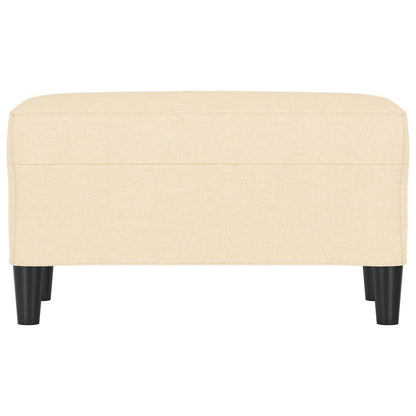 Panca crema 70x35x41 cm in Tessuto