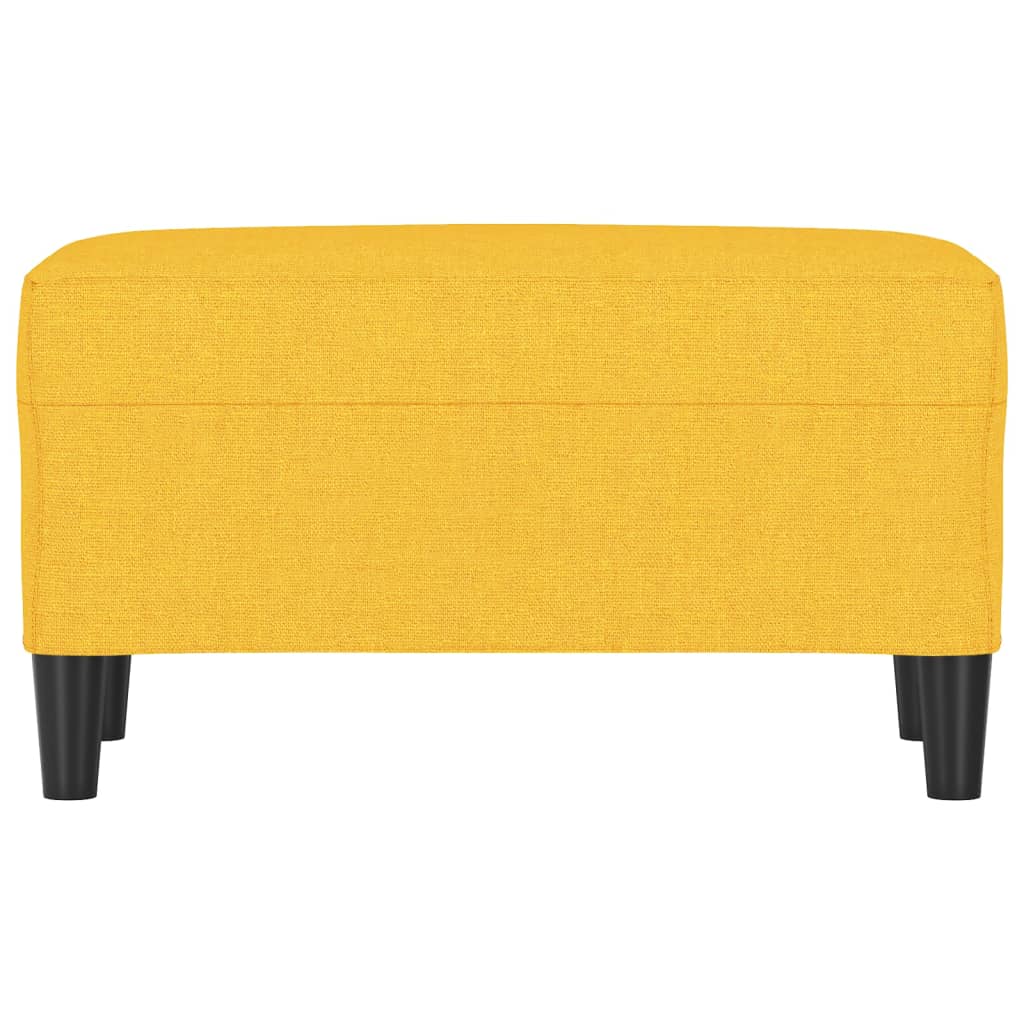 Panca Giallo Chiaro 70x35x41 cm in Tessuto