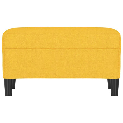 Panca Giallo Chiaro 70x35x41 cm in Tessuto