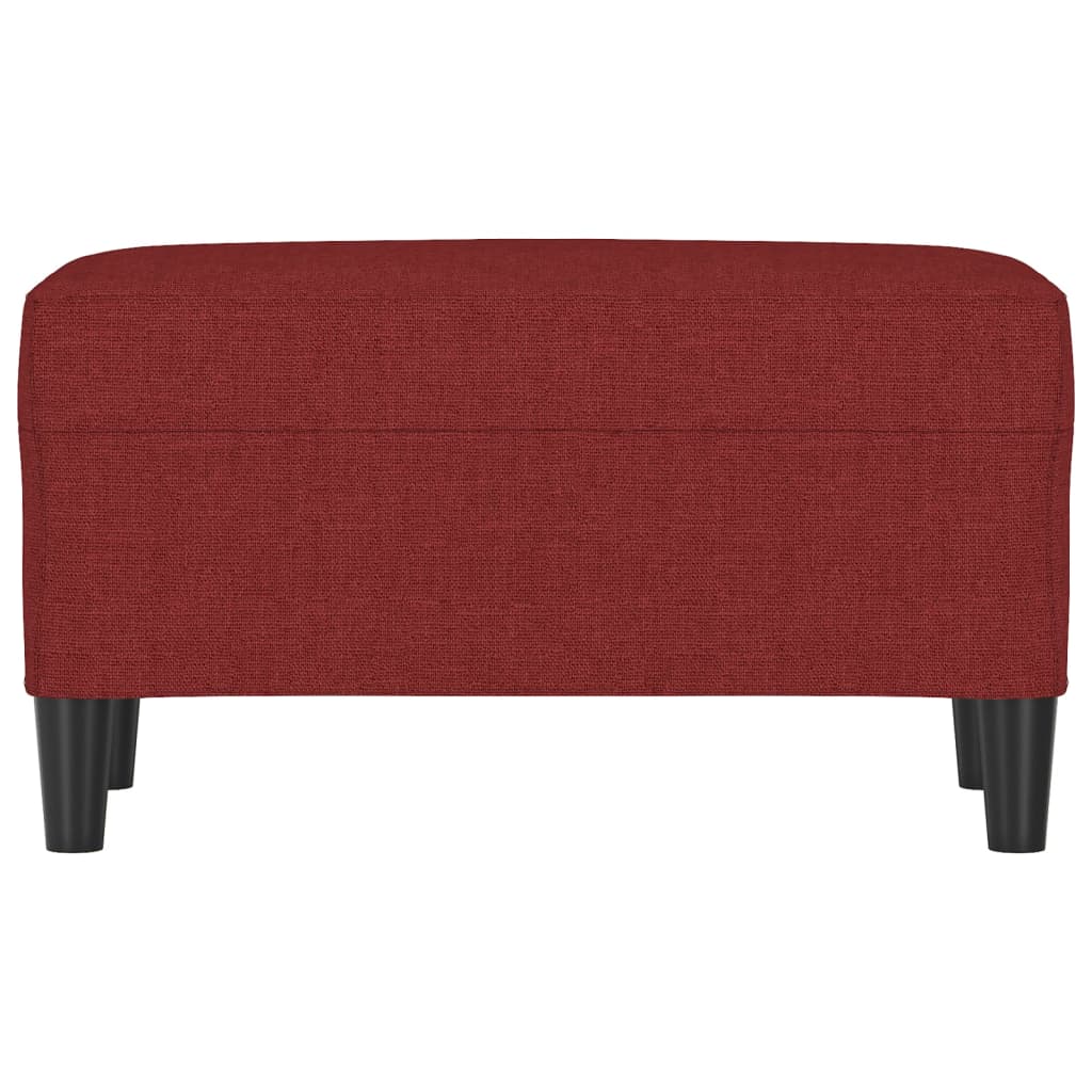 Panca Rosso Vino 70x35x41 cm in Tessuto