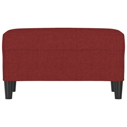 Panca Rosso Vino 70x35x41 cm in Tessuto