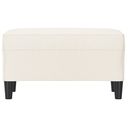 Panca Crema 70x35x41 cm in Similpelle