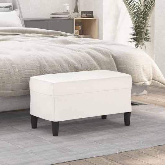 Panca Crema 70x35x41 cm in Similpelle