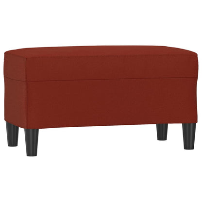 Panca Rosso Vino 70x35x41 cm in Similpelle