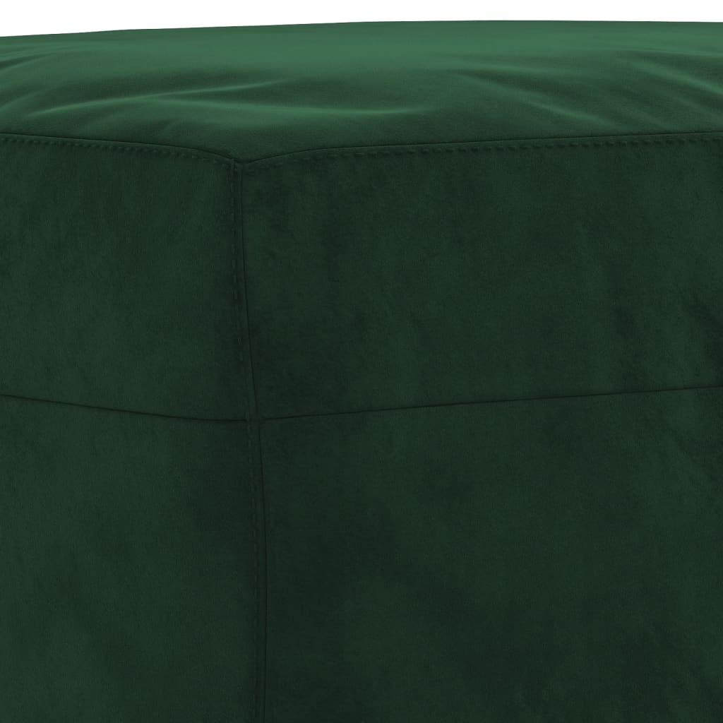 Panca Verde Scuro 70x35x41 cm in Velluto - homemem39