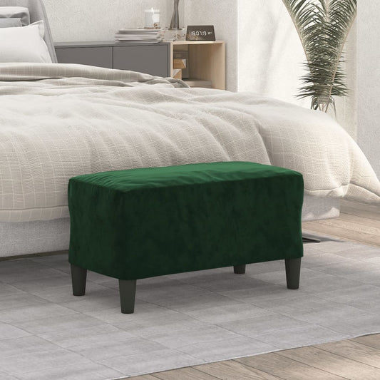 Panca Verde Scuro 70x35x41 cm in Velluto - homemem39
