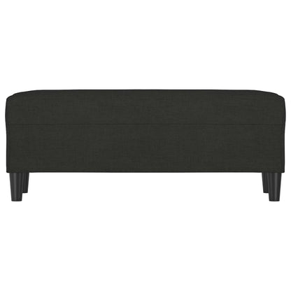 Panca Nera 100x35x41 cm in Tessuto