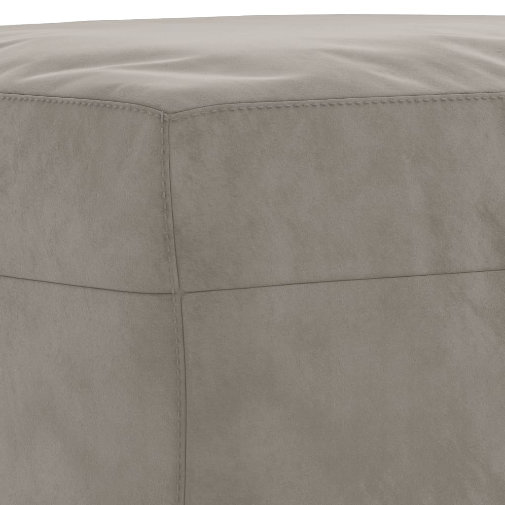 Panca Grigio chiaro 100x35x41 cm in Velluto - homemem39