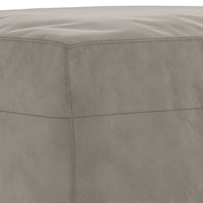 Panca Grigio chiaro 100x35x41 cm in Velluto - homemem39
