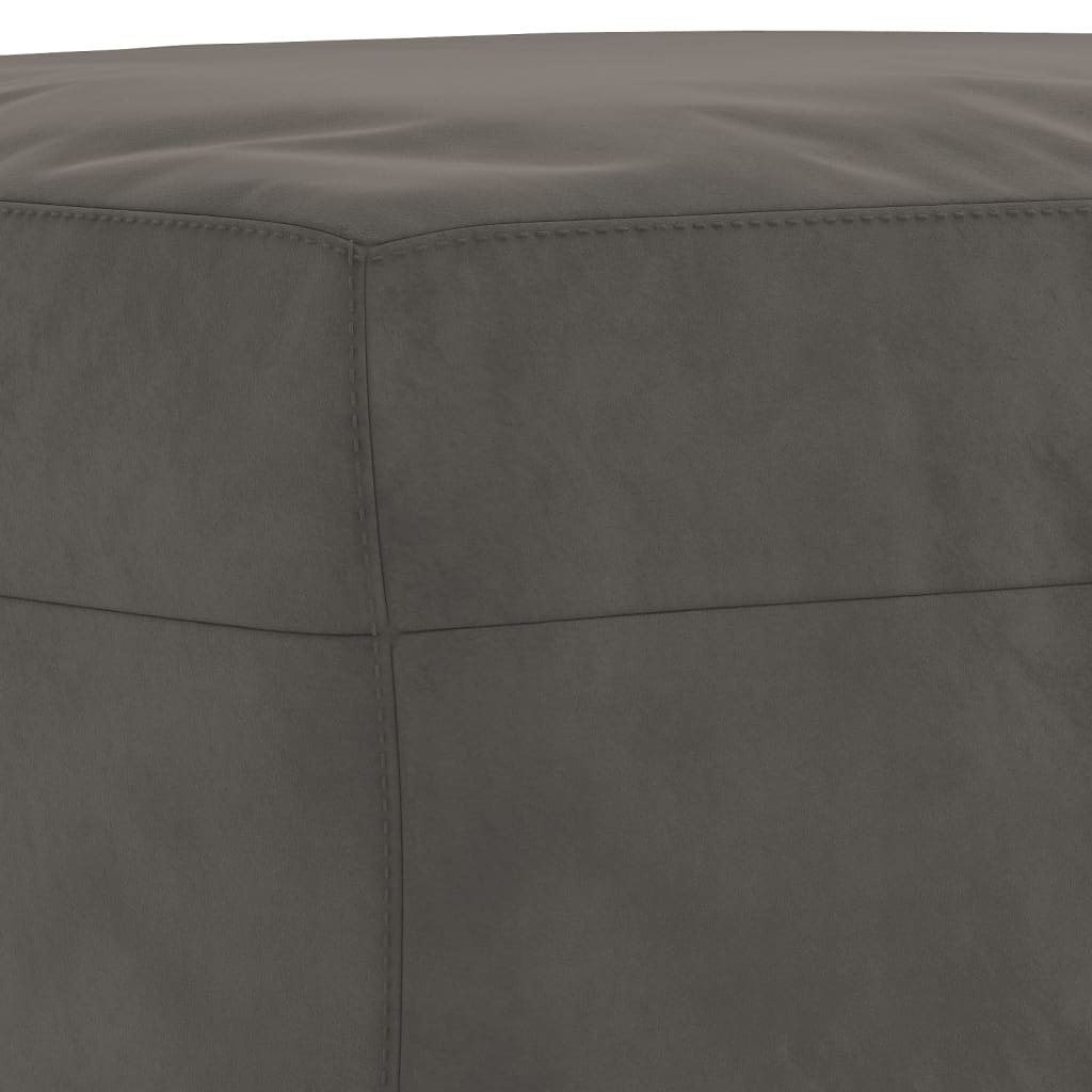 Panca Grigio Scuro 100x35x41 cm in Velluto - homemem39