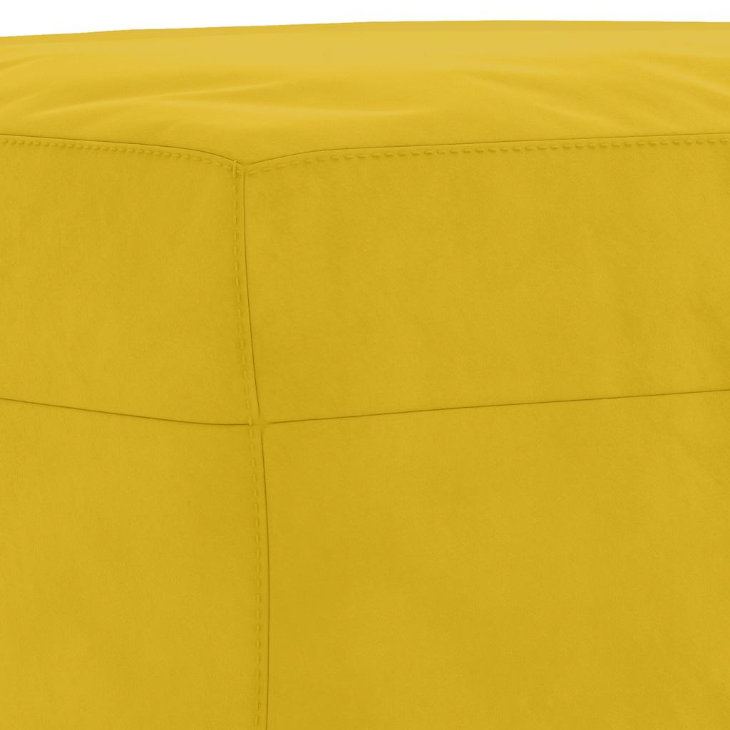 Panca giallo 100x35x41 cm in Velluto