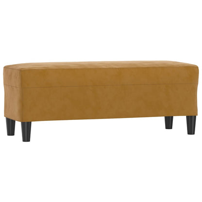 Panca marrone 100x35x41 cm in Velluto - homemem39