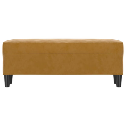Panca marrone 100x35x41 cm in Velluto - homemem39