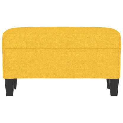 Panca Giallo Chiaro 70x35x41 cm in Tessuto