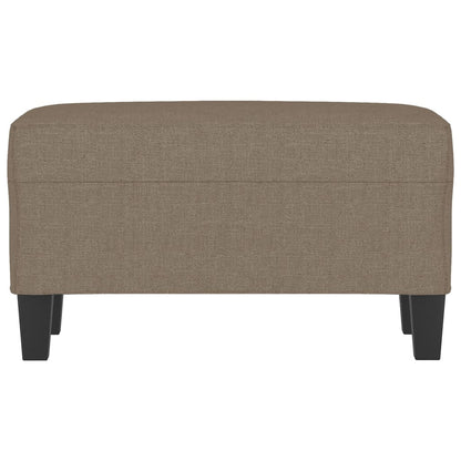 Panca tortora 70x35x41 cm in Tessuto