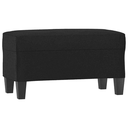 Panca Nera 70x35x41 cm in Similpelle | homemem39