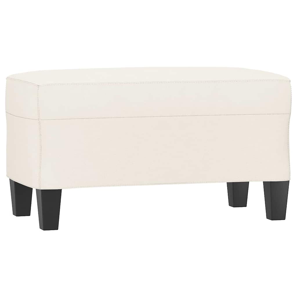 Panca Crema 70x35x41 cm in Similpelle | homemem39
