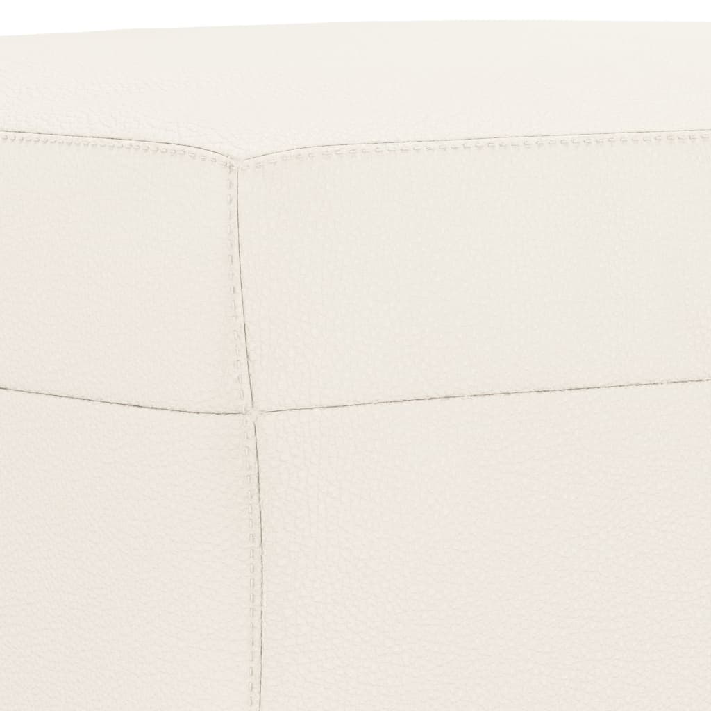 Panca Crema 70x35x41 cm in Similpelle - homemem39