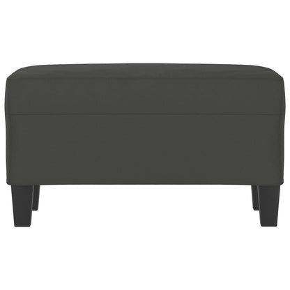 Panca grigio scuro 70x35x41 cm in Microfibra