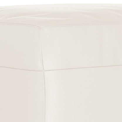 Panca beige 70x35x41 cm in Microfibra