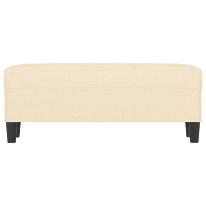 Panca Crema 100x35x41 cm in Tessuto