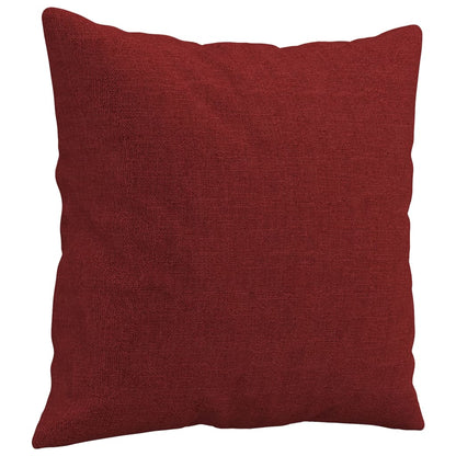 Cuscini Decorativi 2 pz Rosso Vino 40x40 cm in Tessuto - homemem39