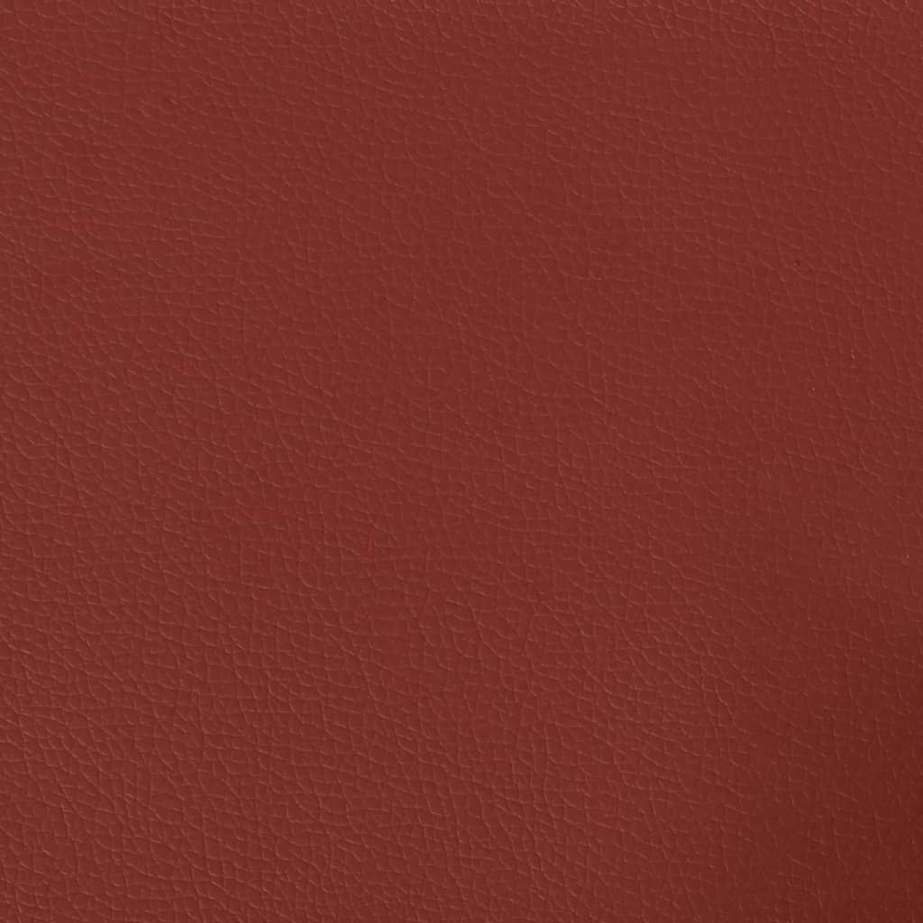 Cuscini Decorativi 2pz Rosso Vino 40x40 cm in Similpelle | homemem39