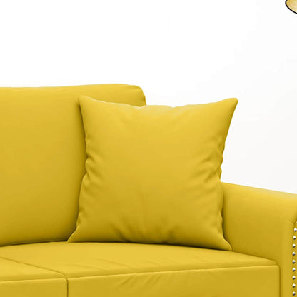 Cuscini Decorativi 2 pz Giallo 40x40 cm in Velluto