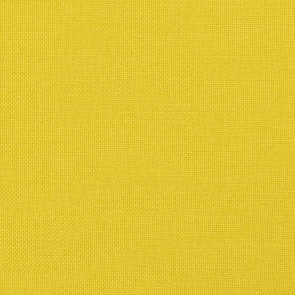 Cuscini Decorativi 2 pz Giallo Chiaro Ø15x50 cm in Tessuto