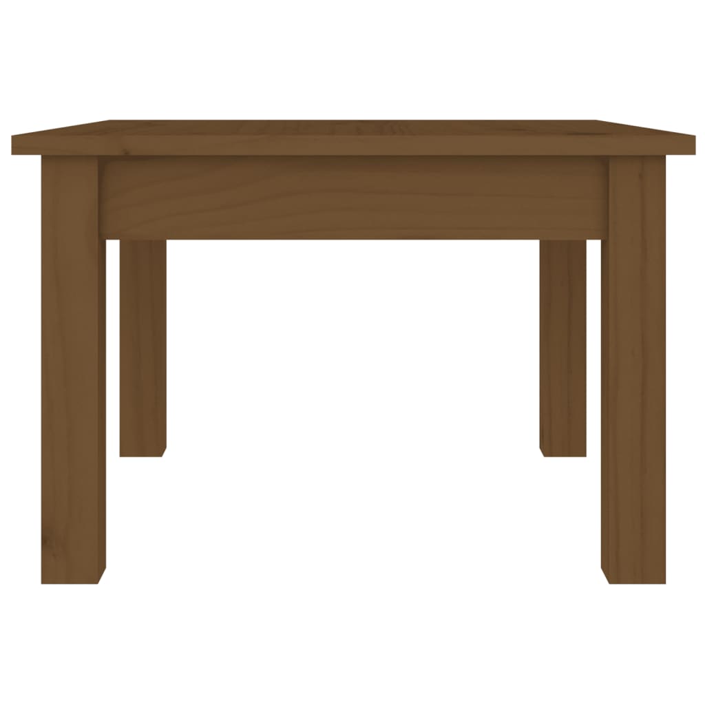 Tavolino da Salotto ambra 45x45x30 cm Legno Massello di Pino | homemem39