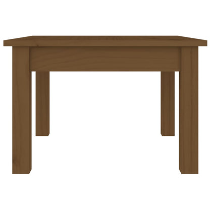 Tavolino da Salotto ambra 45x45x30 cm Legno Massello di Pino | homemem39