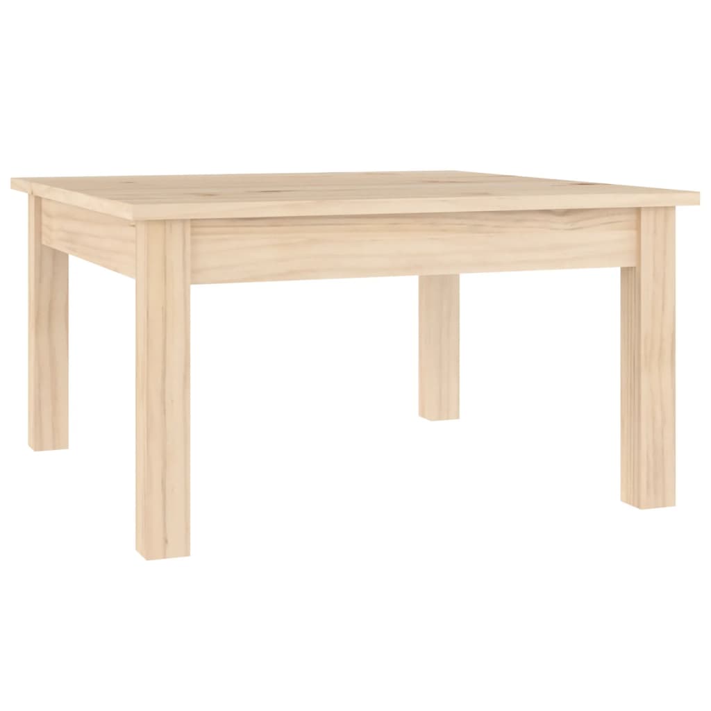 Tavolino da Salotto 55x55x30 cm Legno Massello di Pino | homemem39