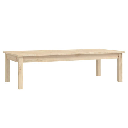 Tavolino da Salotto 110x50x30 cm Legno Massello di Pino | homemem39