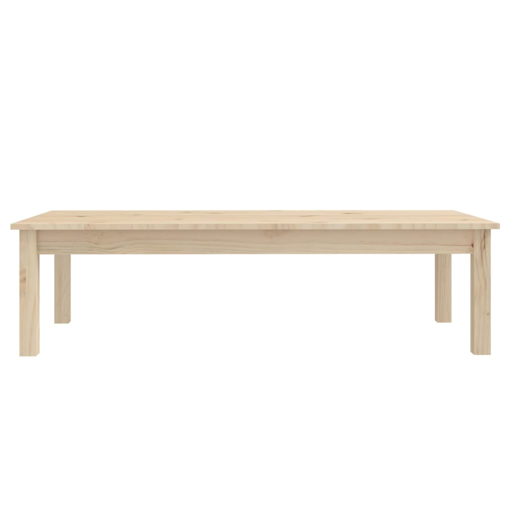 Tavolino da Salotto 110x50x30 cm Legno Massello di Pino | homemem39