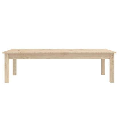Tavolino da Salotto 110x50x30 cm Legno Massello di Pino | homemem39