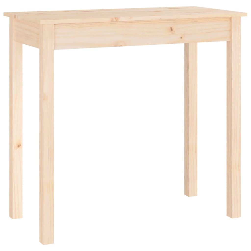 Tavolo Consolle 80x40x75 cm in Legno Massello di Pino - homemem39
