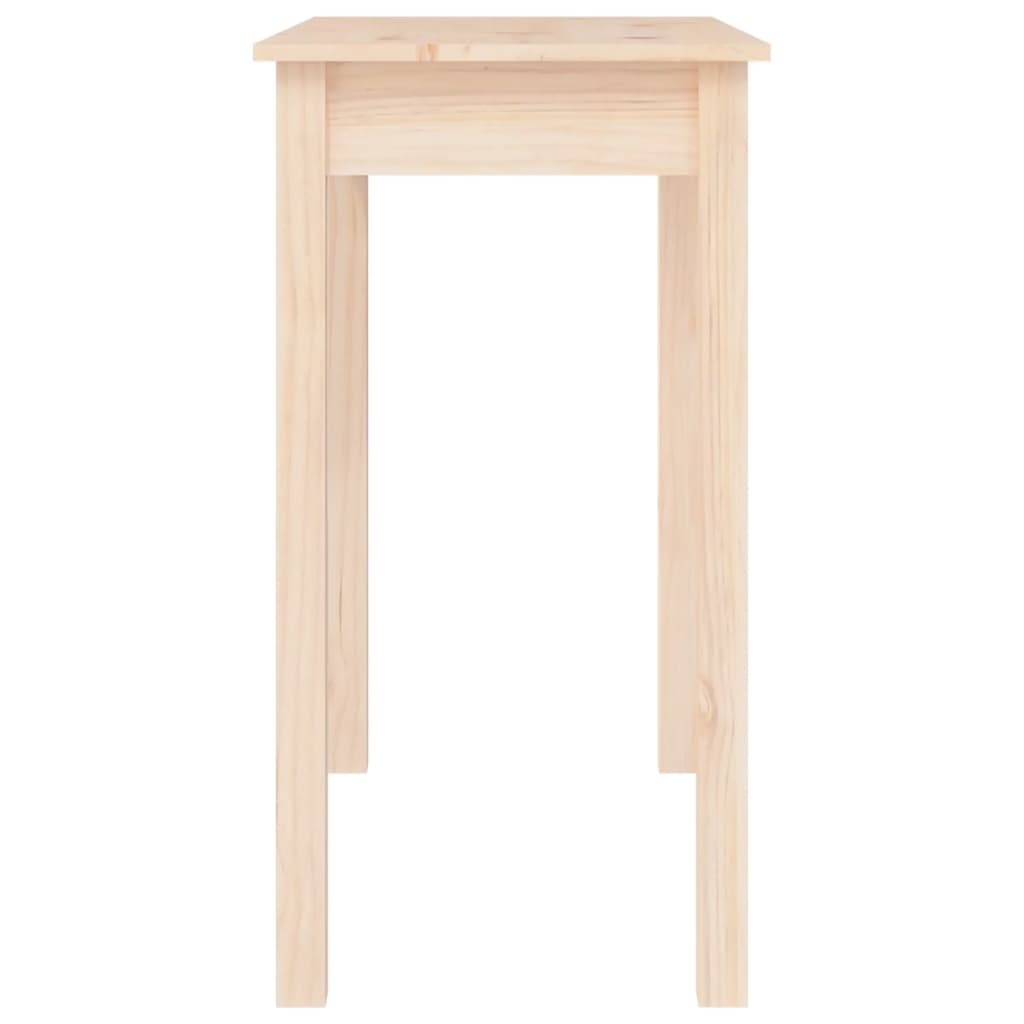 Tavolo Consolle 80x40x75 cm in Legno Massello di Pino - homemem39