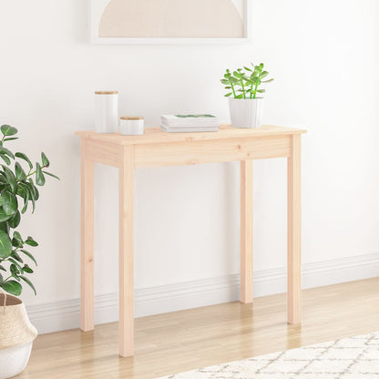 Tavolo Consolle 80x40x75 cm in Legno Massello di Pino | homemem39