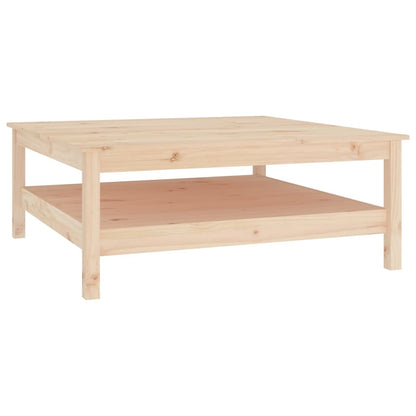 Tavolino da caffè 100x100x40 cm in legno massello di pino | homemem39