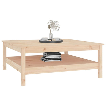 Tavolino da caffè 100x100x40 cm in legno massello di pino | homemem39