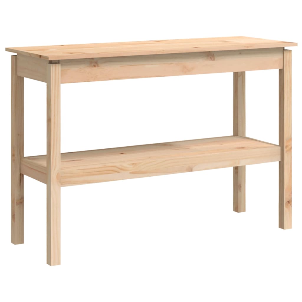 Tavolo Consolle 110x40x75 cm in Legno Massello di Pino - homemem39