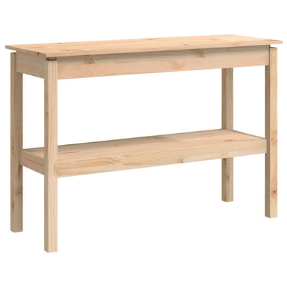 Tavolo Consolle 110x40x75 cm in Legno Massello di Pino - homemem39