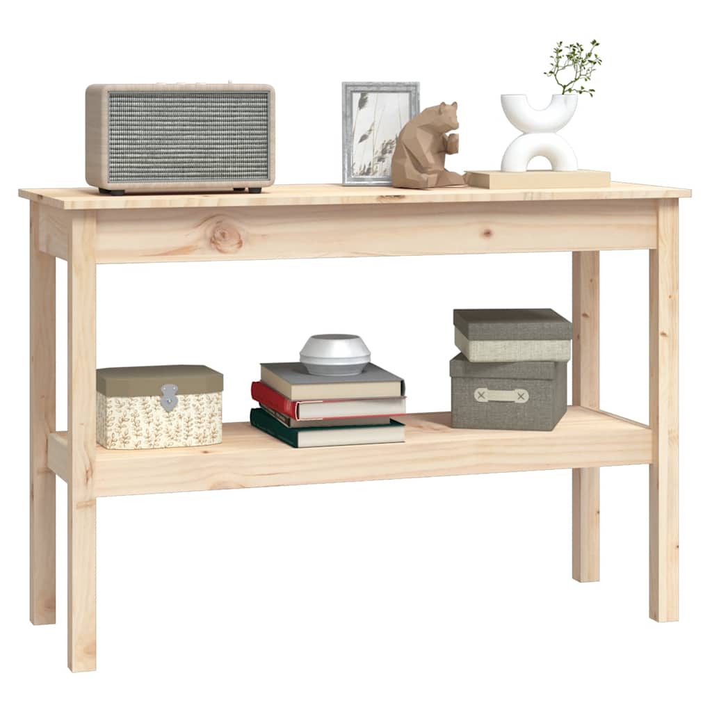 Tavolo Consolle 110x40x75 cm in Legno Massello di Pino | homemem39