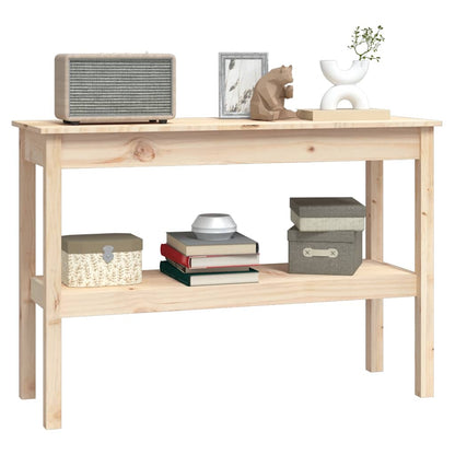 Tavolo Consolle 110x40x75 cm in Legno Massello di Pino | homemem39