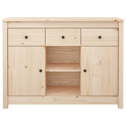 Credenza 100x35x74,5 cm in Legno Massello di Pino - homemem39