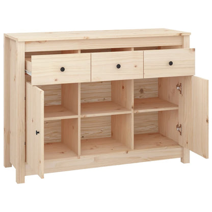 Credenza 100x35x74,5 cm in Legno Massello di Pino - homemem39