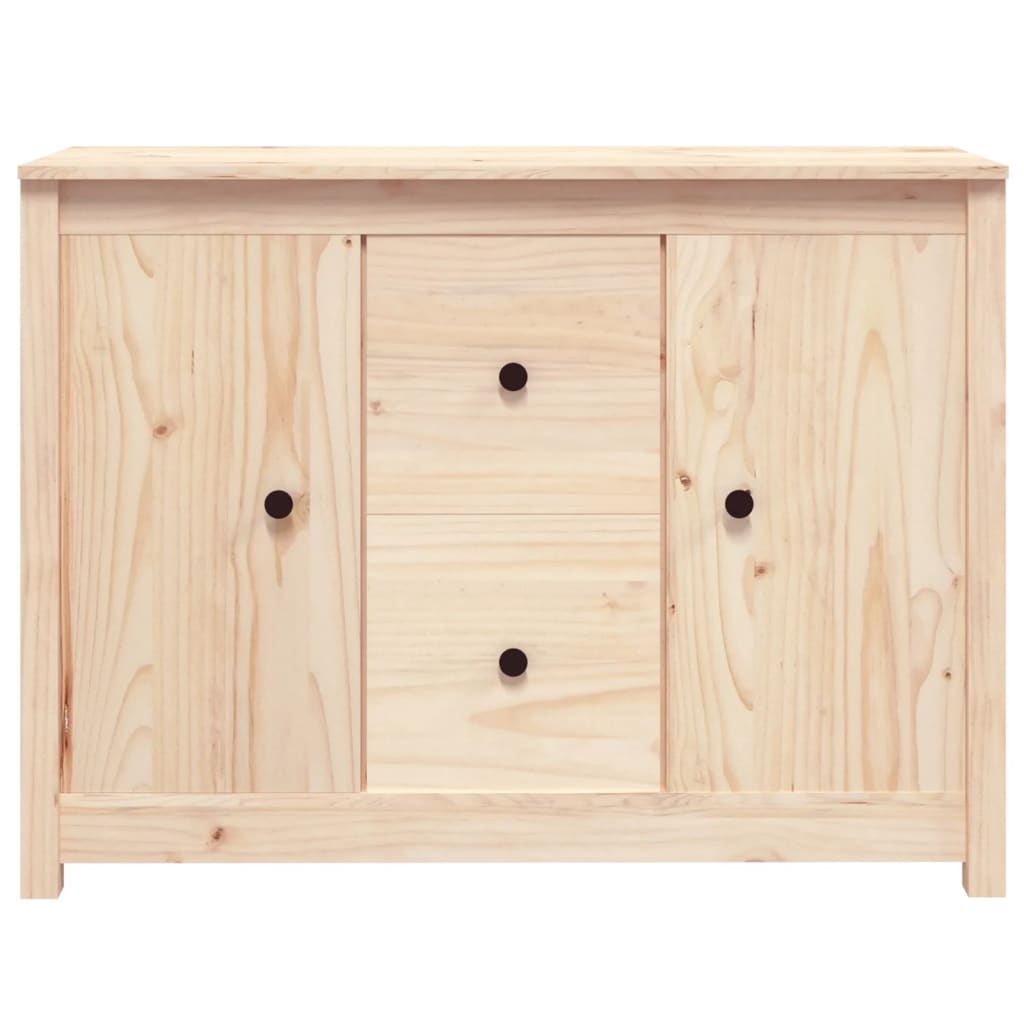 Credenza 100x35x74 cm in Legno Massello di Pino