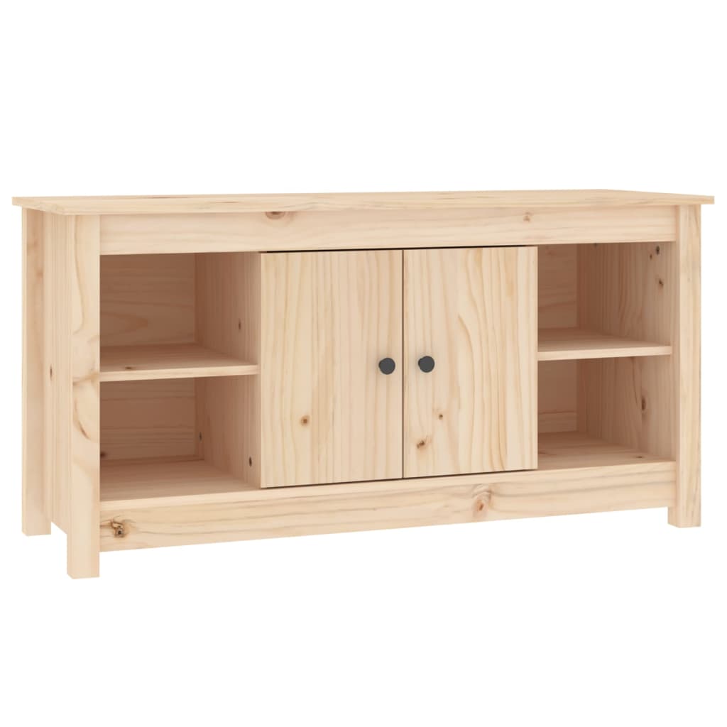 Mobile Porta TV 103x36,5x52 cm in Legno Massello di Pino - homemem39